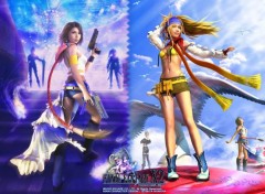 Fonds d'cran Jeux Vido FFX-2 (Yuna & Rikku)