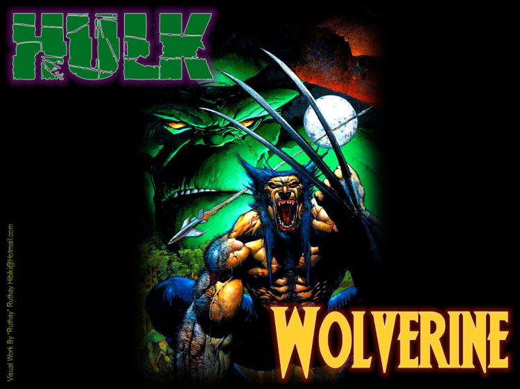 Wallpapers Comics Hulk Ruthay Hulk & Wolverine 01