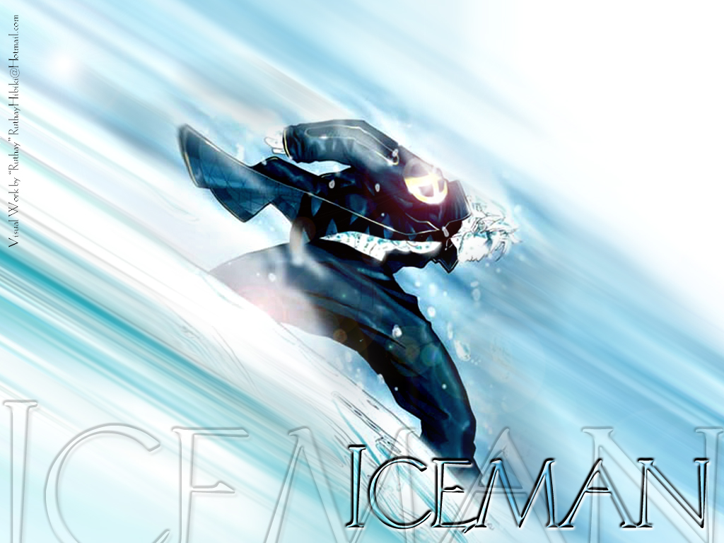 Wallpapers Comics X-Men Ruthay Iceman 01