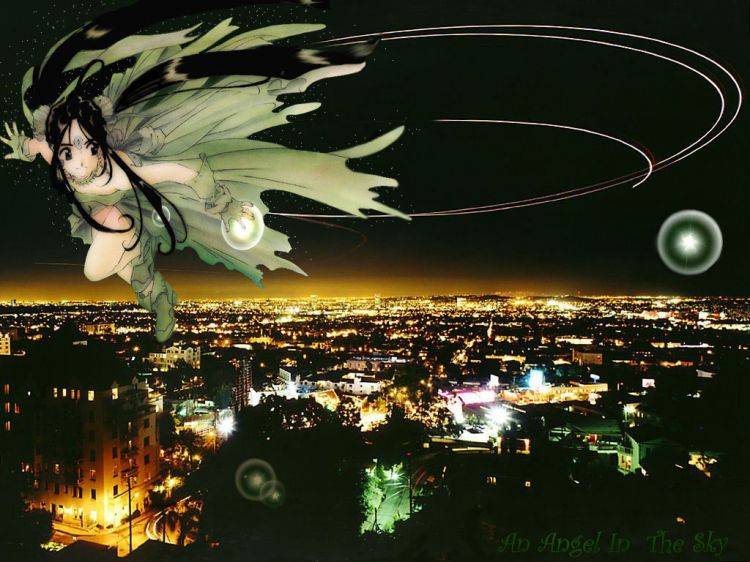 Wallpapers Manga Ah! My Goddess Angel In The Sky