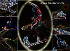 Wallpapers Sports - Leisures Snow de nuit...