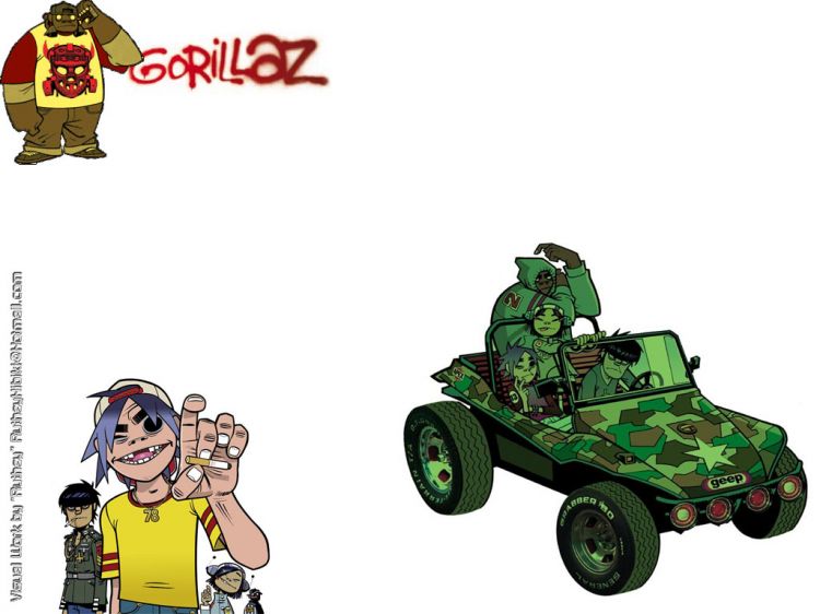 Wallpapers Music Gorillaz Ruthay Gorillaz 01