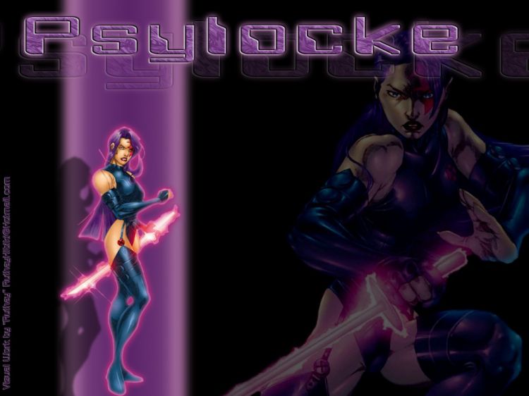 Wallpapers Comics X-Men Ruthay Psylocke 01