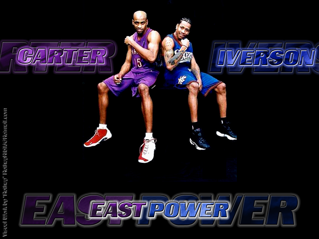 Wallpapers Sports - Leisures Basketball Ruthay Carter & Iverson 01