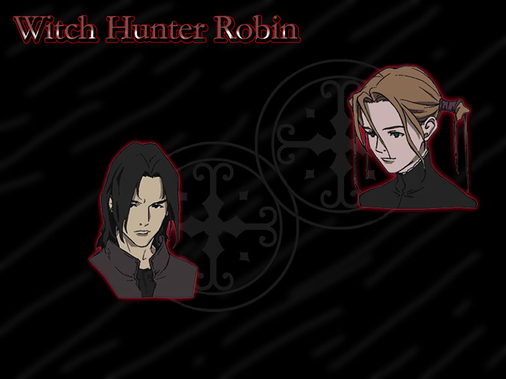 Fonds d'cran Manga Witch Hunter Robin Robin & Amon