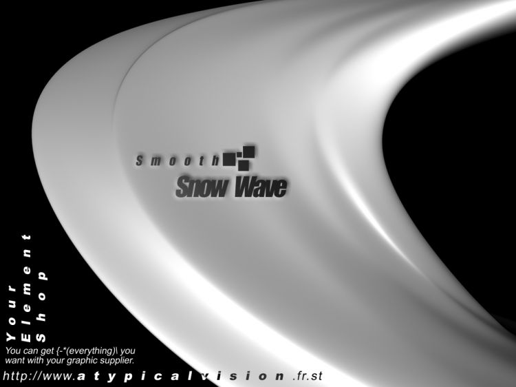 Wallpapers Digital Art Abstract Snow Wave