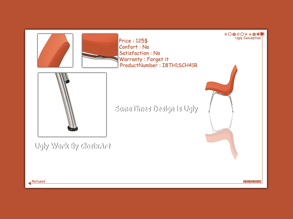 Fonds d'cran Art - Numrique Abstrait Sometimes Design Is Ugly