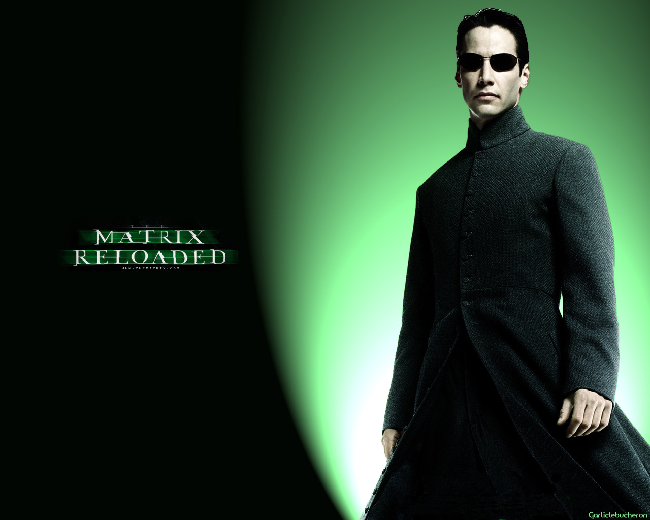 Wallpapers Movies Matrix 2 Reloaded Neo The One