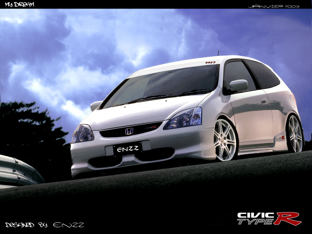 Wallpapers Cars Tuning civic type R enzzdesign