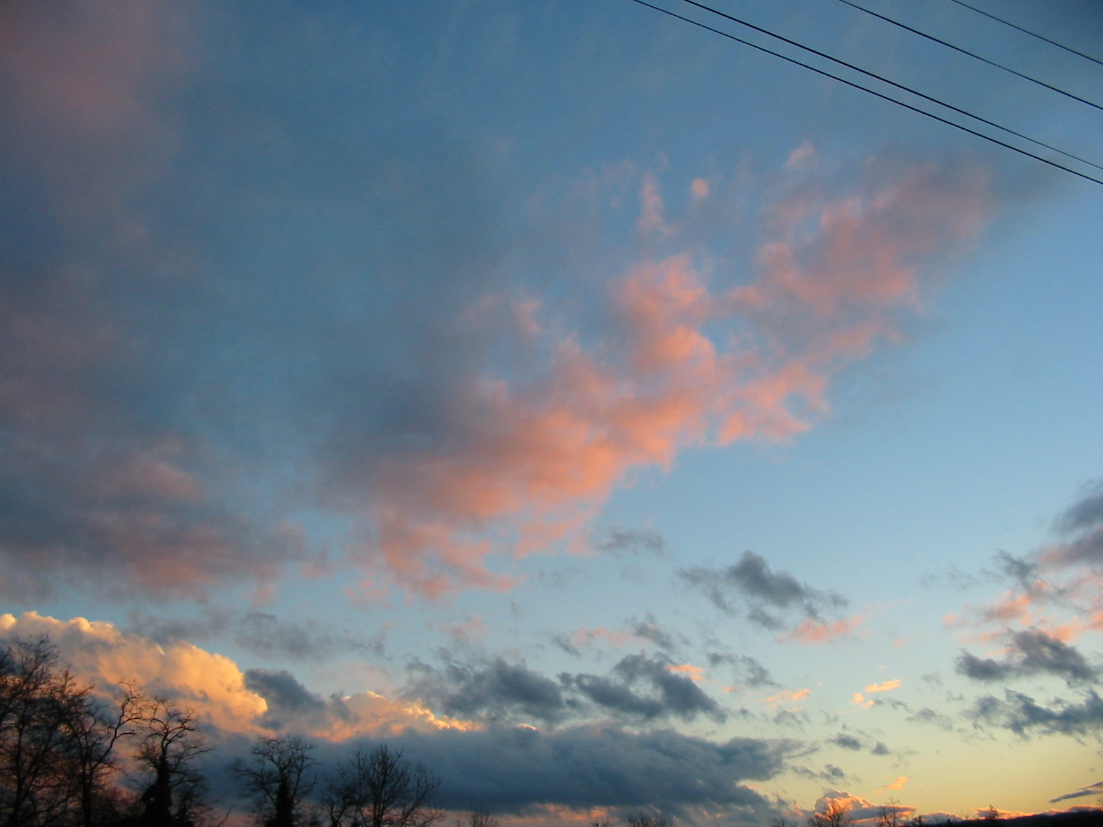 Wallpapers Nature Skies - Clouds Coucher de soleil en Isre