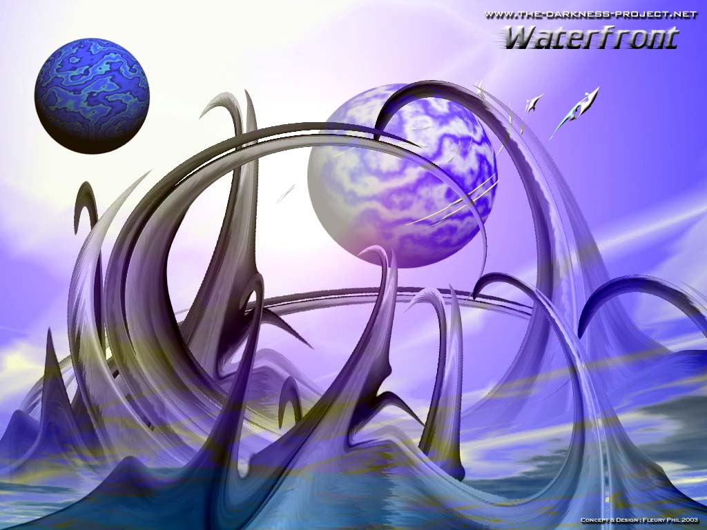 Wallpapers Digital Art Abstract waterfront