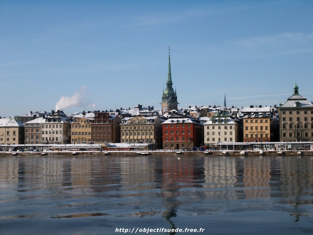 Wallpapers Trips : Europ Sweden Stockholm en hiver