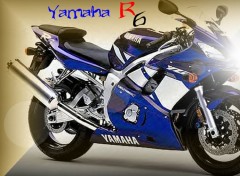 Fonds d'cran Motos Yamaha R6 bleu