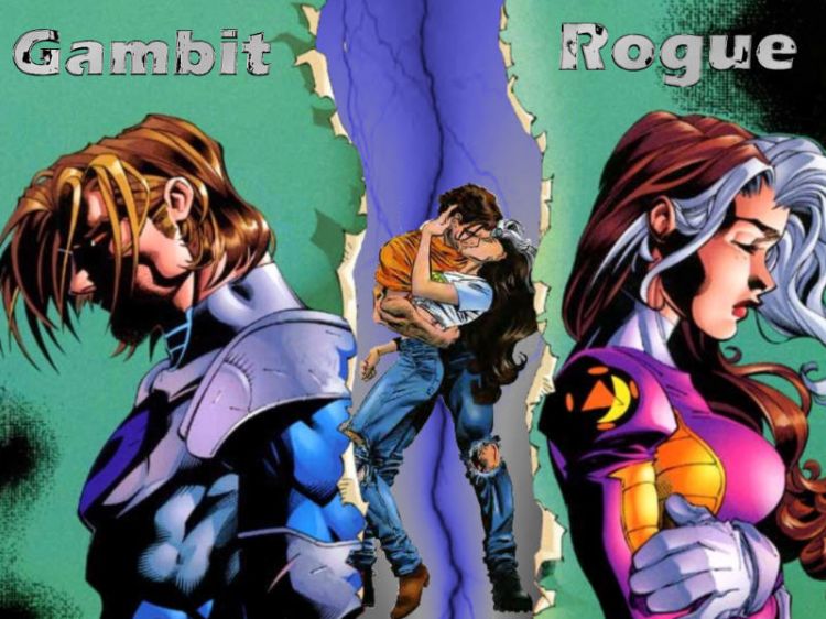 Wallpapers Comics X-Men Gambit & Rogue