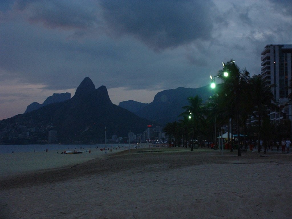 Fonds d'cran Voyages : Amrique du sud Brsil Rio - plage d'Ipanema