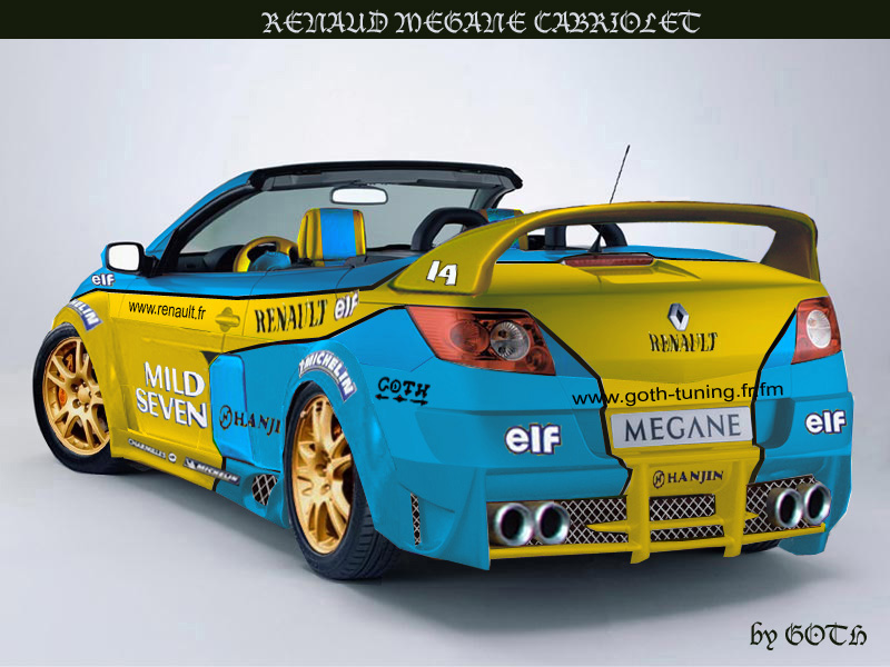 Fonds d'cran Voitures Tuning RENAULT MEGANE CABRIO