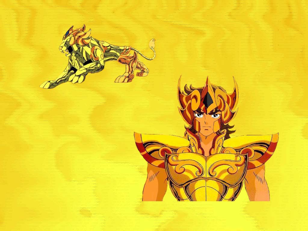 Wallpapers Manga Saint Seiya Chevalier d'or du lion Aiolia