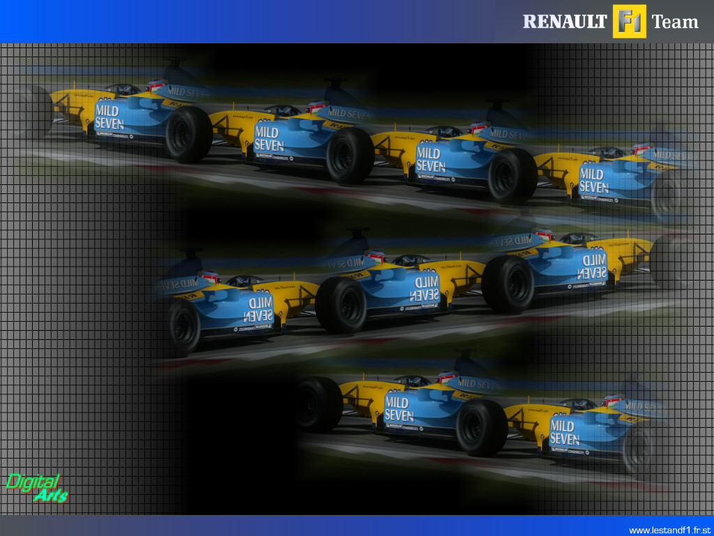 Fonds d'cran Sports - Loisirs Formule 1 Renault Art Digital 1024x768