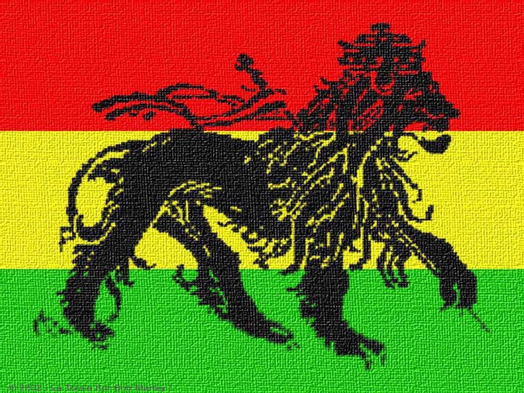 Fonds d'cran Art - Numrique Abstrait rasta LION