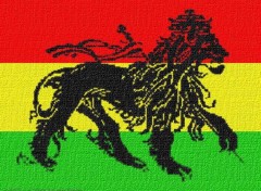 Fonds d'cran Art - Numrique rasta LION