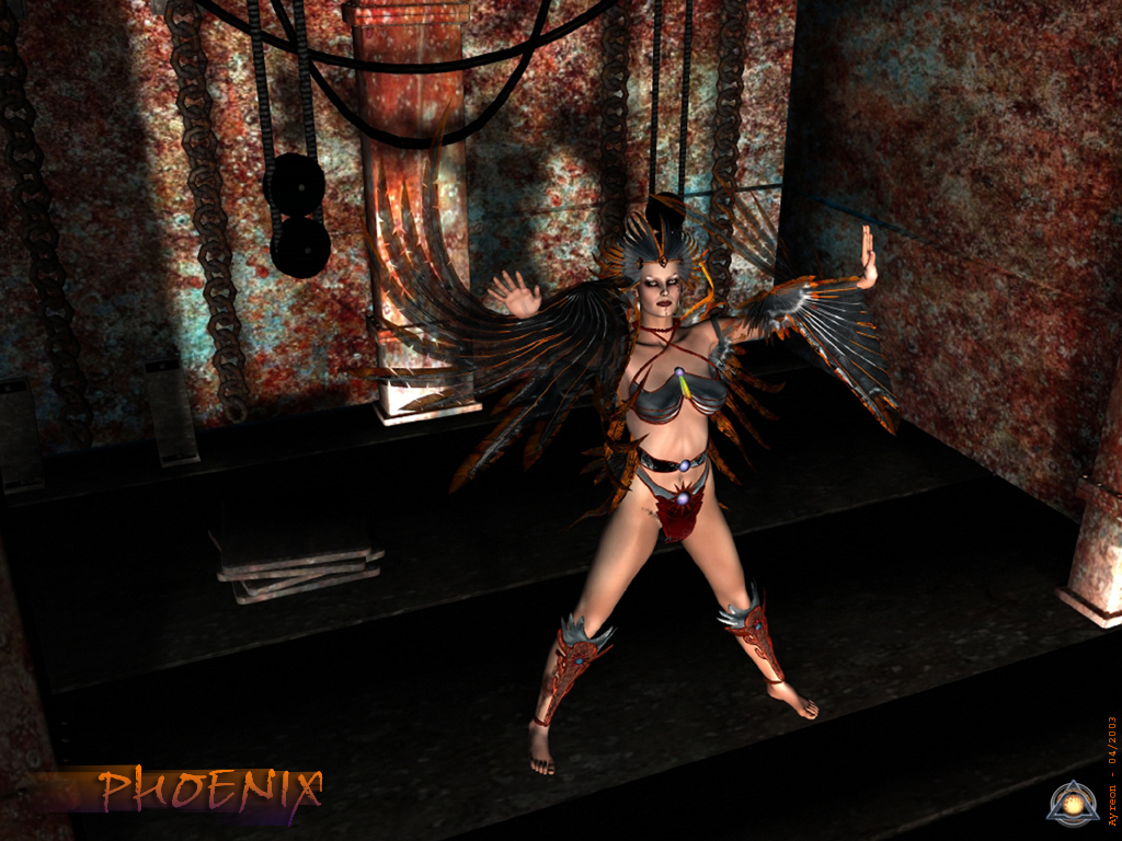 Fonds d'cran Art - Numrique 3D - Poser Phoenix