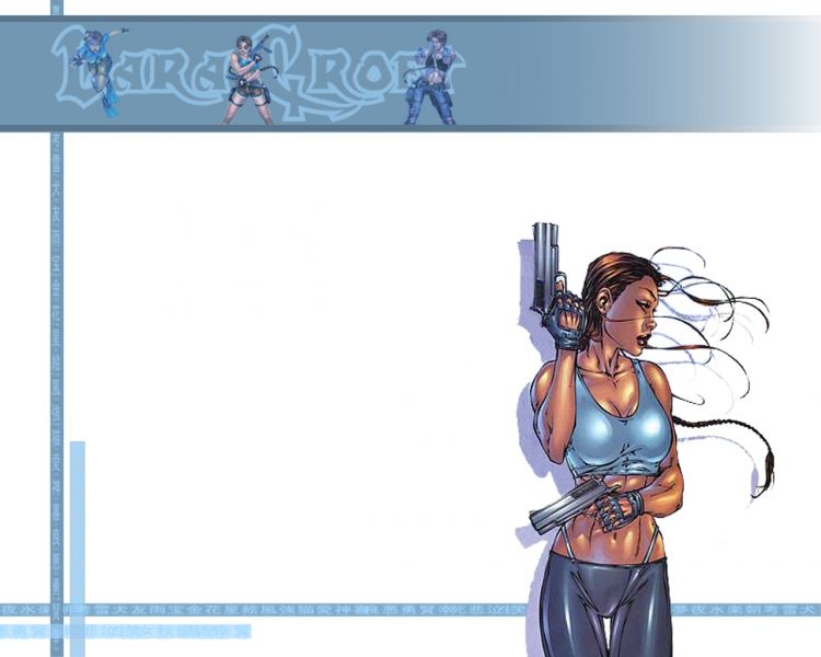 Wallpapers Comics Tomb Raider Lara Croft II 1280x1024