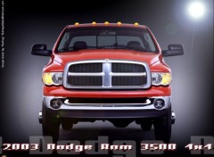 Wallpapers Cars Ruthay 2003 Dodge Ram 3500 4x4 01