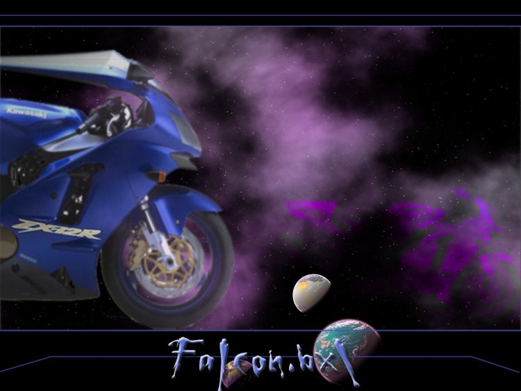 Wallpapers Digital Art Abstract Bike From Space