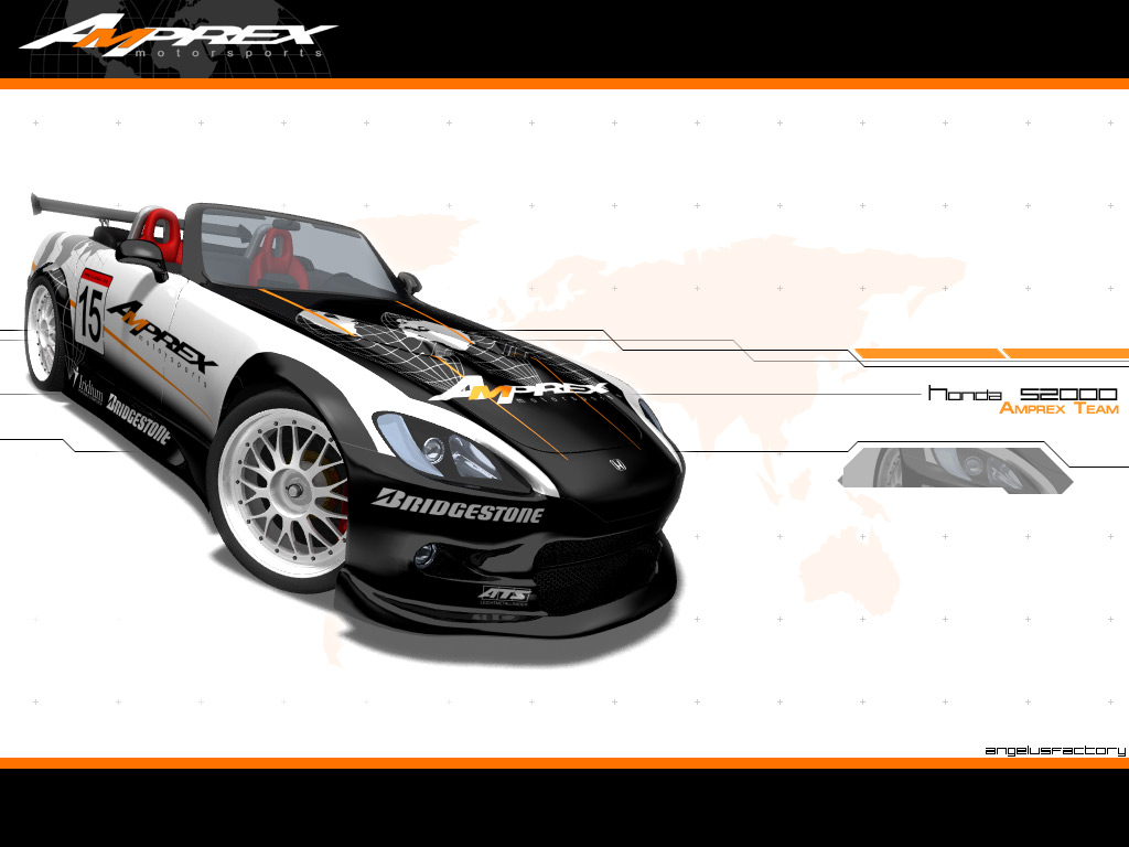 Wallpapers Cars Honda :: Honda S2000 Team Amprex ::