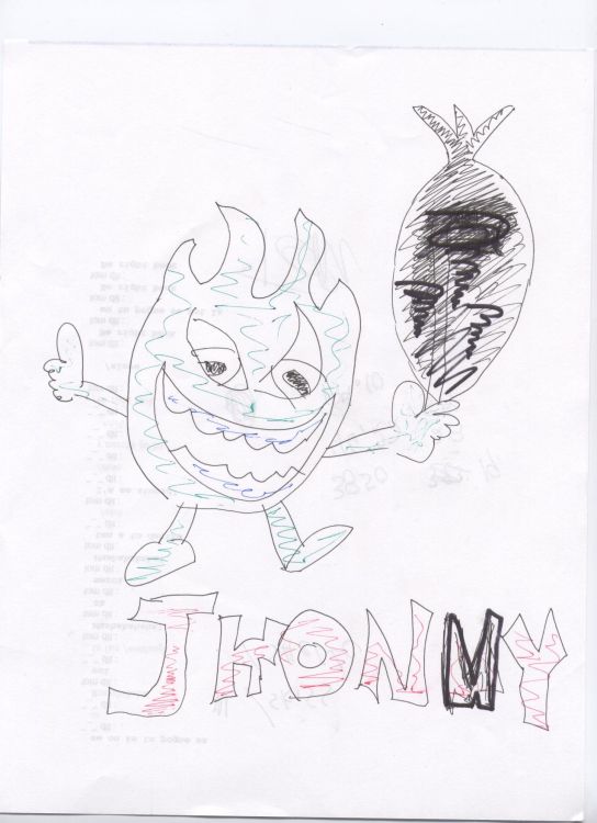 Fonds d'cran Art - Crayon BDs - Personnages jhonny