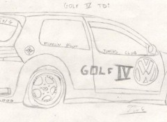 Wallpapers Art - Pencil Golf IV