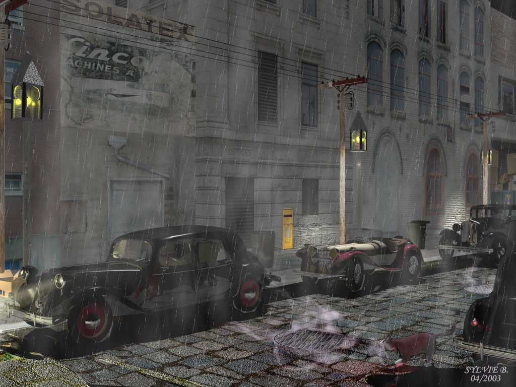 Wallpapers Digital Art 3D - Various Soir de pluie2