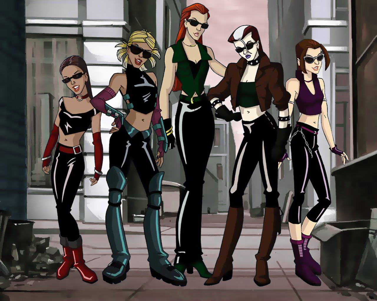 Fonds d'cran Dessins Anims X-Men Evolution GirlTeam