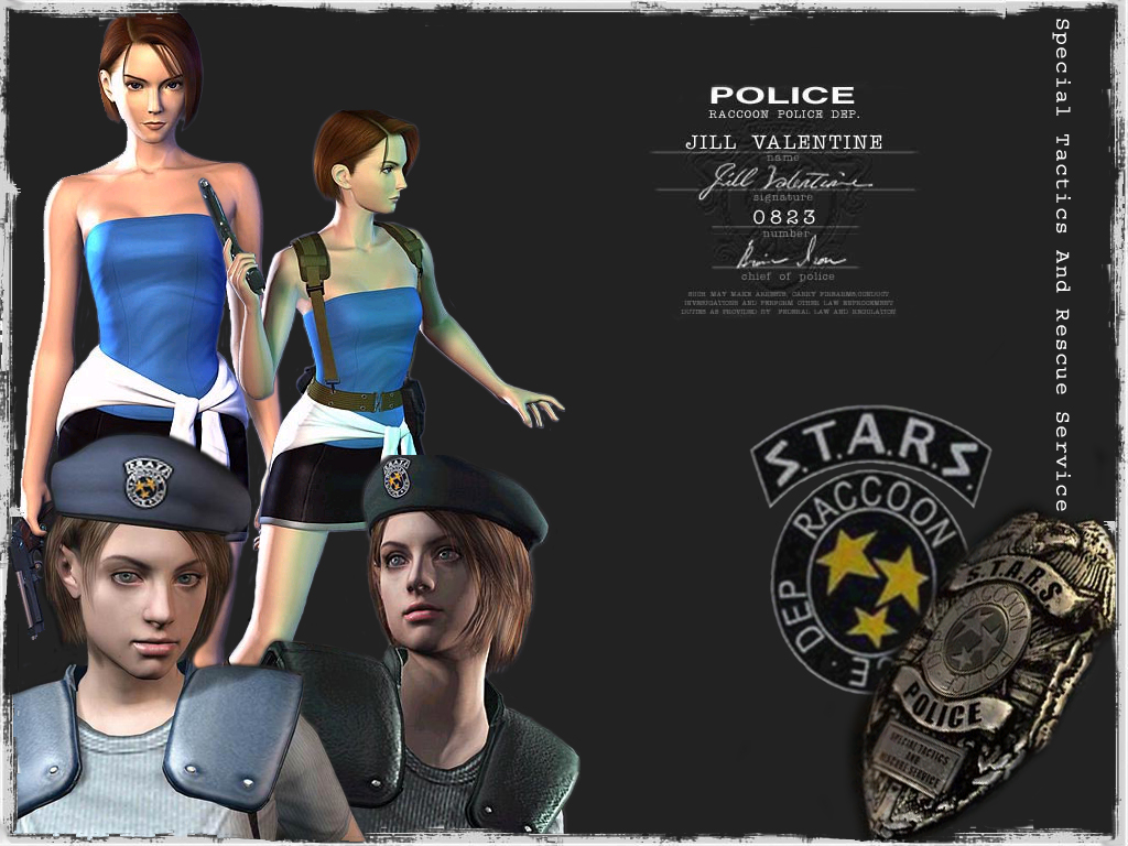 Fonds d'cran Jeux Vido Resident Evil Jill Valentine a travers le temps