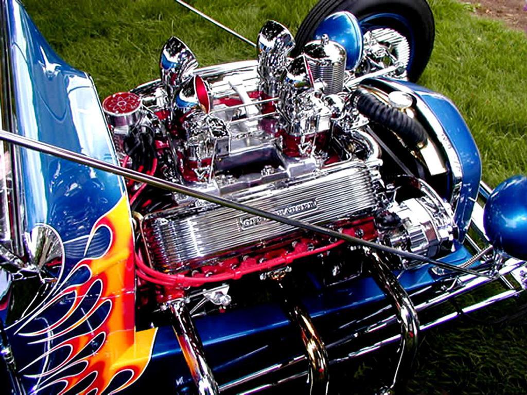 Fonds d'cran Voitures Hot Rods hot rod motor.