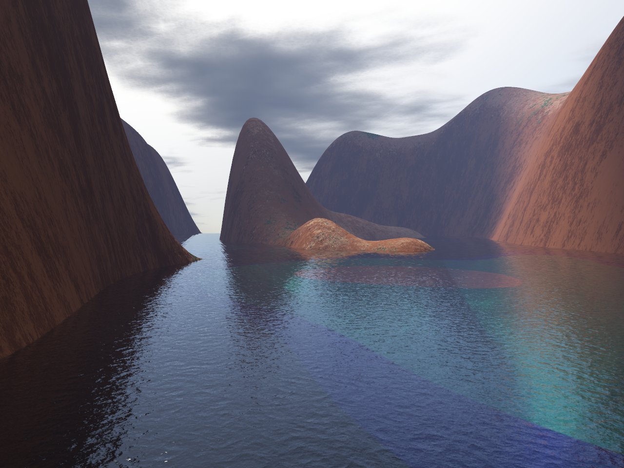 Wallpapers Digital Art 3D - Terragen Canyon...