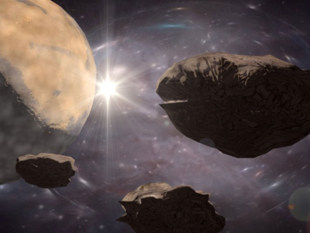 Wallpapers Digital Art 3D - Studio Max Asteroids