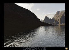 Wallpapers Digital Art Canyon River