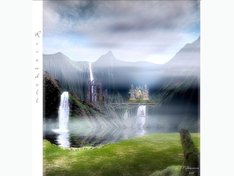 Wallpapers Digital Art 3D - Terragen Rivendell