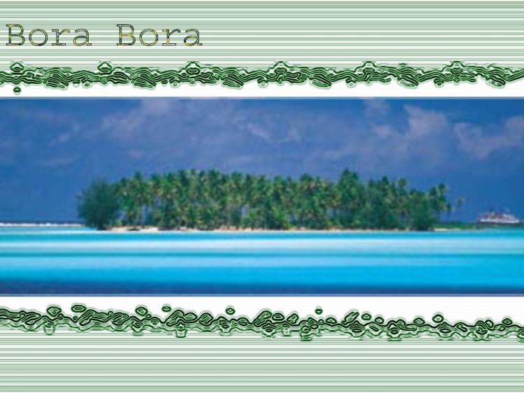 Fonds d'cran Art - Numrique Nature - Ocan, Plages Bora Bora