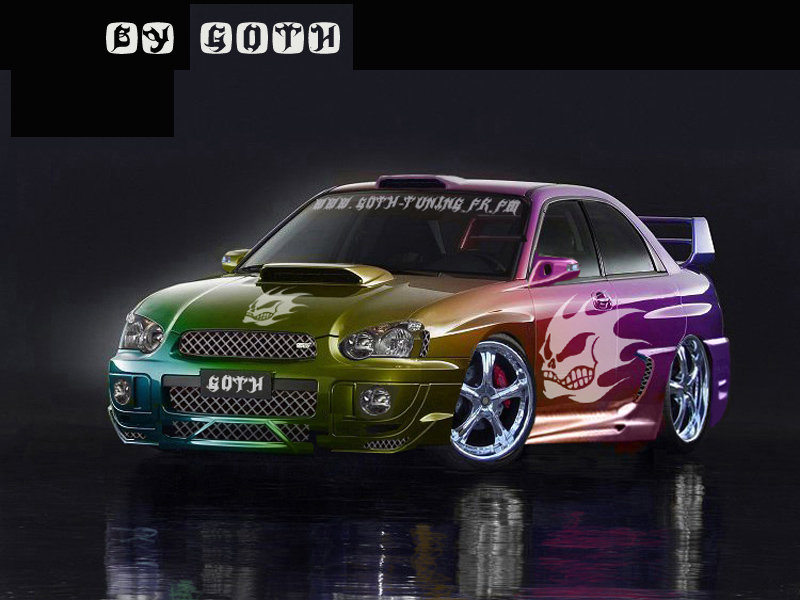 Fonds d'cran Voitures Tuning SUBARU IMPREZA BY GOTH