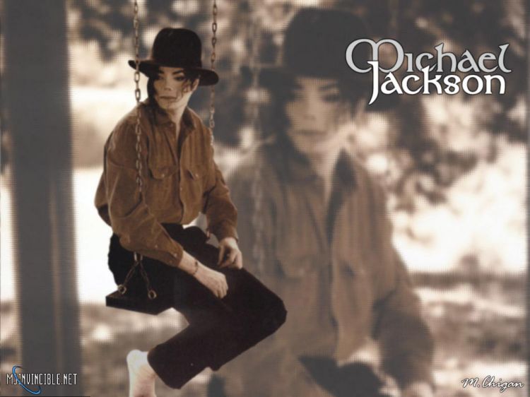 Fonds d'cran Musique Michael Jackson Alone