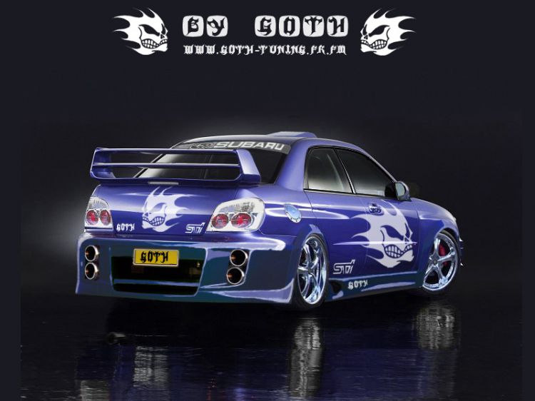 Fonds d'cran Voitures Tuning SUBARU IMPREZA BY GOTH