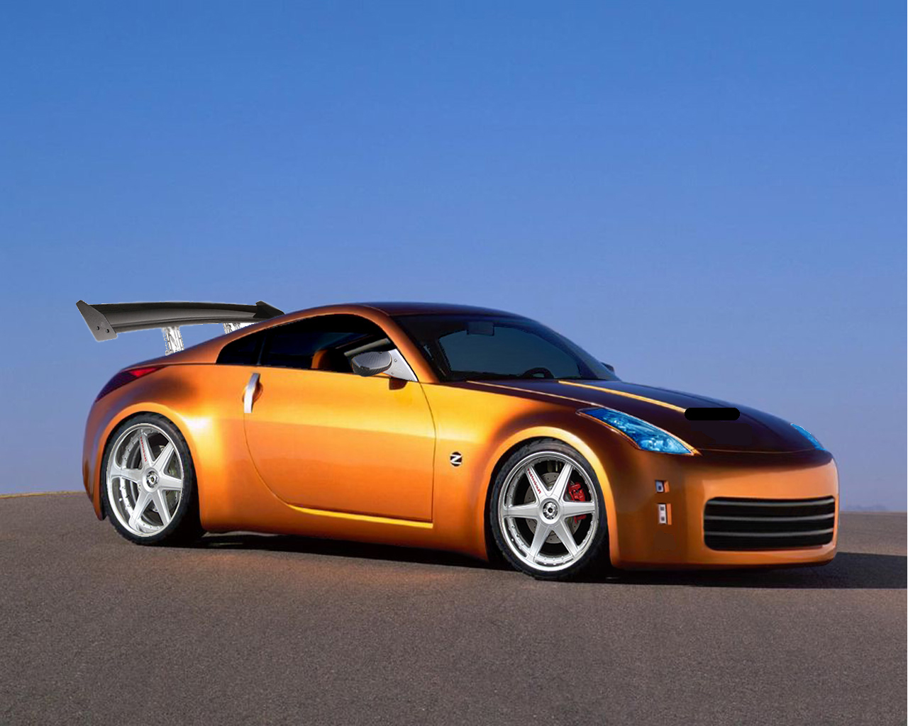 Fonds d'cran Voitures Tuning 350z Hmmmm