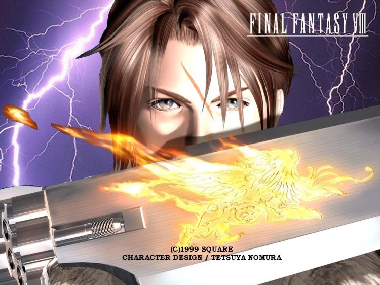 Fonds d'cran Jeux Vido Final Fantasy VIII Squall Leonheart