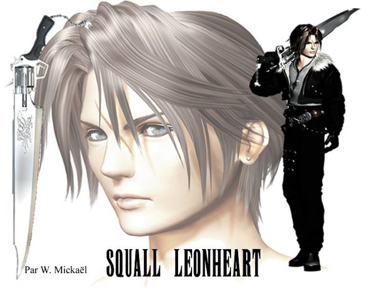 Fonds d'cran Jeux Vido Final Fantasy VIII Squall Leonheart