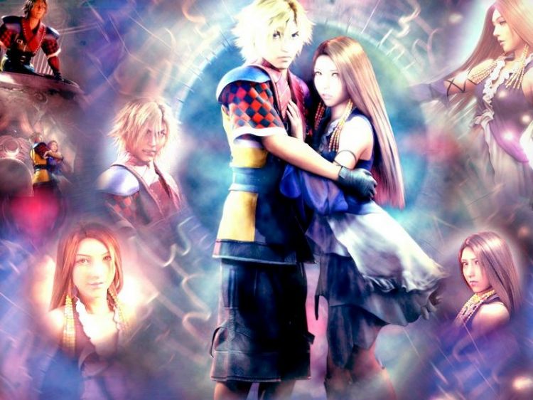 Fonds d'cran Jeux Vido Final Fantasy X-2 Shuin et Lenne