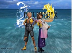 Fonds d'cran Jeux Vido Tidus et Yuna