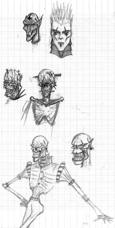 Wallpapers Art - Pencil Studies Goules,morts-vivants et vampire