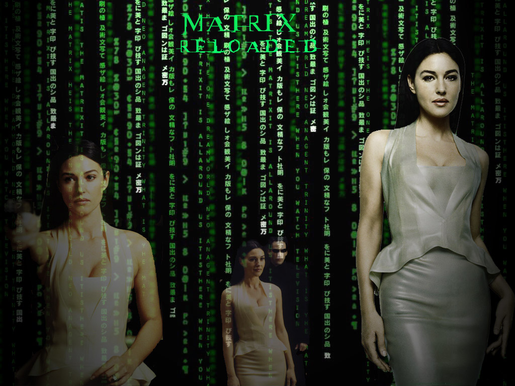 Wallpapers Movies Matrix 2 Reloaded Matrix reloaded... (Monica Bellucci)